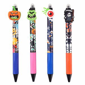 Golyóstoll NEBULO nyomógombos 0,5mm halloween 2