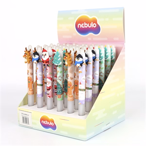 Golyóstoll NEBULO nyomógombos 0,5mm karácsony 5