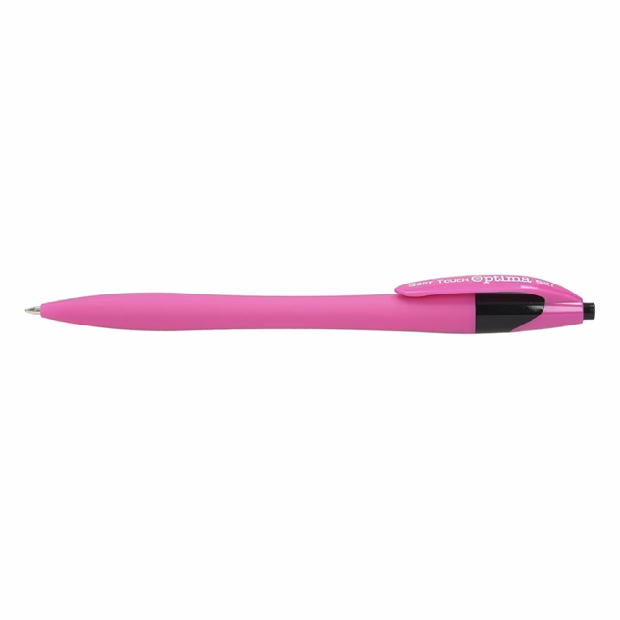 Golyóstoll OPTIMA nyomógombos 521 pink