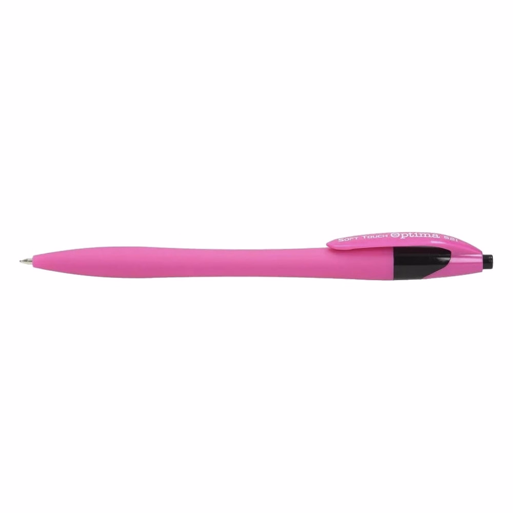 Golyóstoll OPTIMA nyomógombos 521 pink