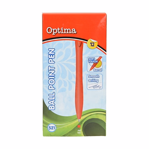 Golyóstoll OPTIMA nyomógombos 521 piros Golyóstoll OPTIMA nyomógombos 521 piros