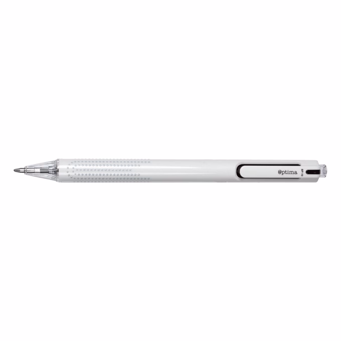 Golyóstoll OPTIMA nyomógombos Stella 1,0 mm fekete