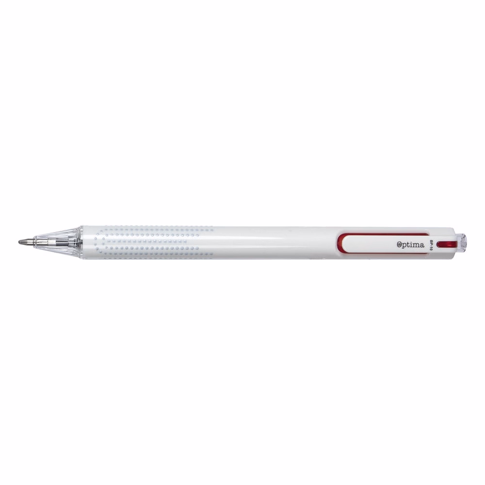 Golyóstoll OPTIMA nyomógombos Stella 1,0 mm piros