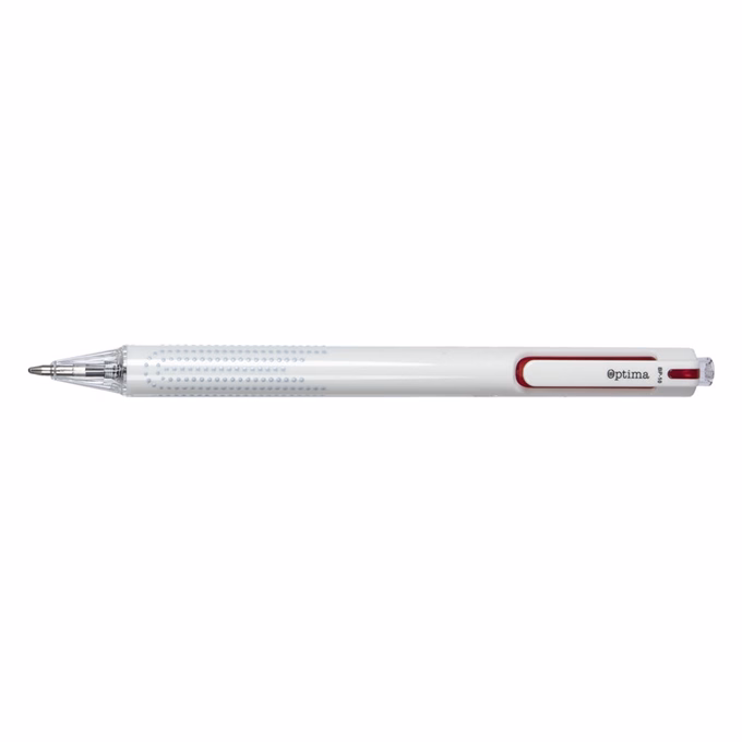 Golyóstoll OPTIMA nyomógombos Stella 1,0 mm piros