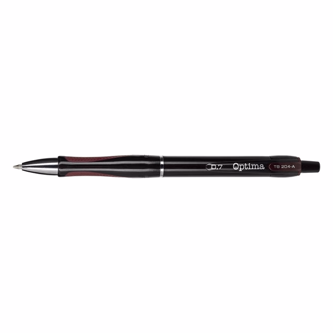 Golyóstoll OPTIMA nyomógombos TB 204 piros