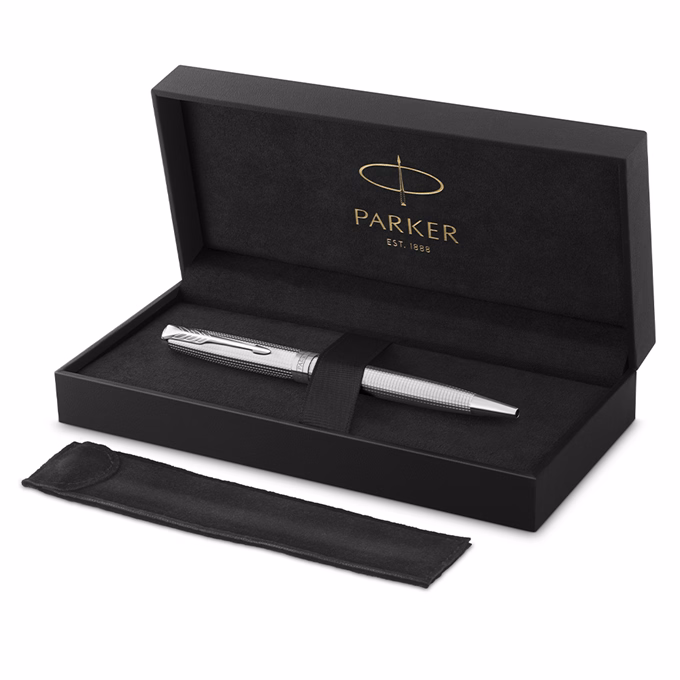 Golyóstoll PARKER Royal Sonnet special cizellált ezüst ezüst klipsz