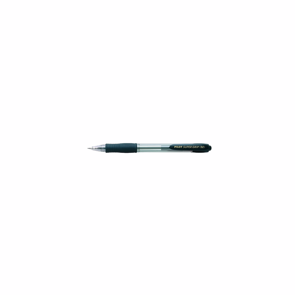 Golyóstoll PILOT Super Grip Ball Point Pen Fine nyomógombos fekete