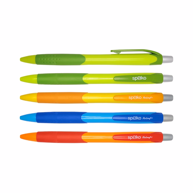 Golyóstoll SPOKO 0111 ReLeaf Fruity vegyes színekben