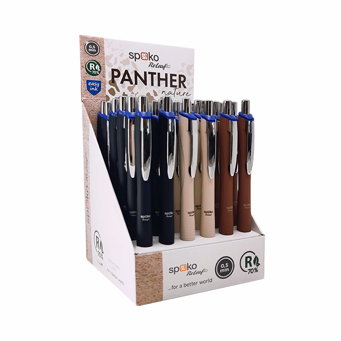 Golyóstoll SPOKO 0161 ReLeaf Panther Nature vegyes színekben