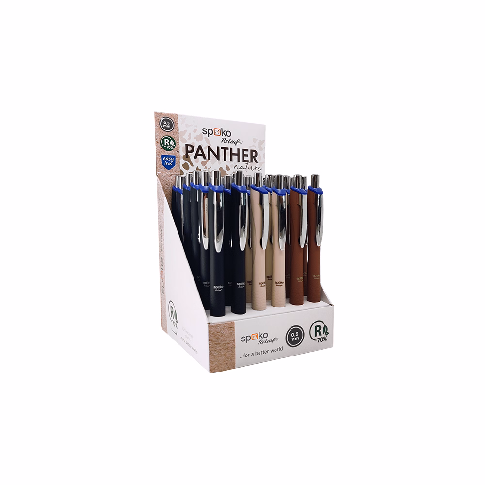 Golyóstoll SPOKO 0161 ReLeaf Panther Nature vegyes színekben