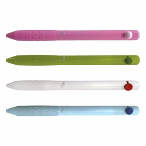 Golyóstoll SPOKO ReLeaf Bubbles nyomógombos 0,5 mm kék írásszín vegyes színben