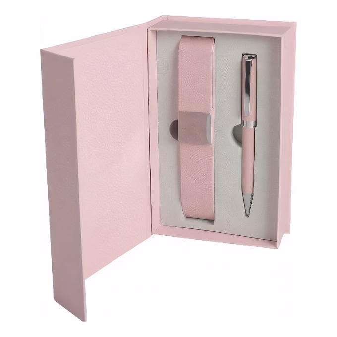 Golyóstoll WELLINGTON Hastur etui tolltartóval díszdobozban rose