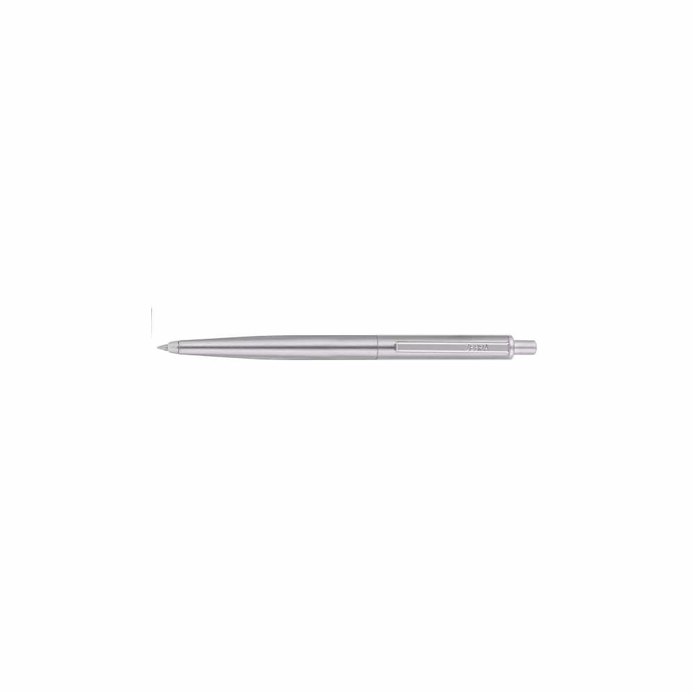 Golyóstoll ZEBRA 901 nyomógombos 0,24 mm ezüst