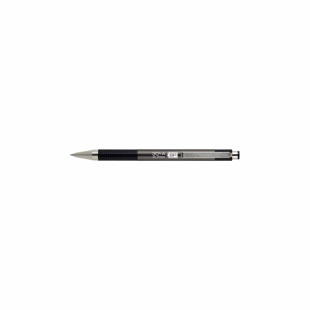 Golyóstoll  ZEBRA F-301A 0,7 mm antracit