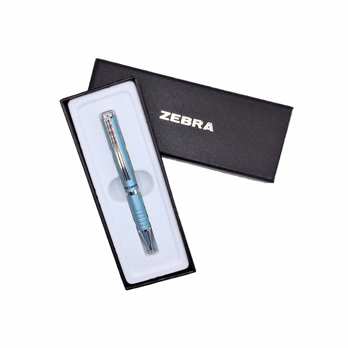 Golyóstoll ZEBRA SL-F1 0,7 mm metál égkék