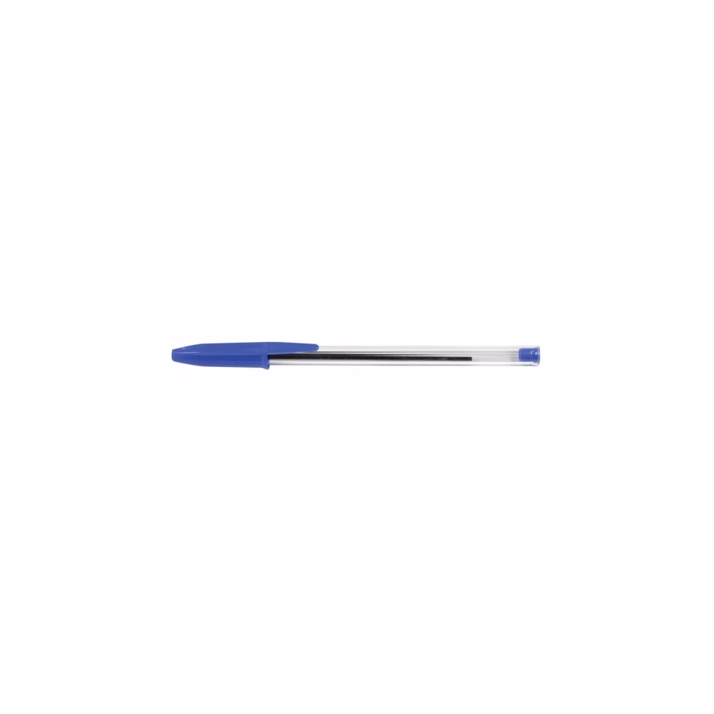 Golyóstoll eldobható kupakos 0,7mm kék