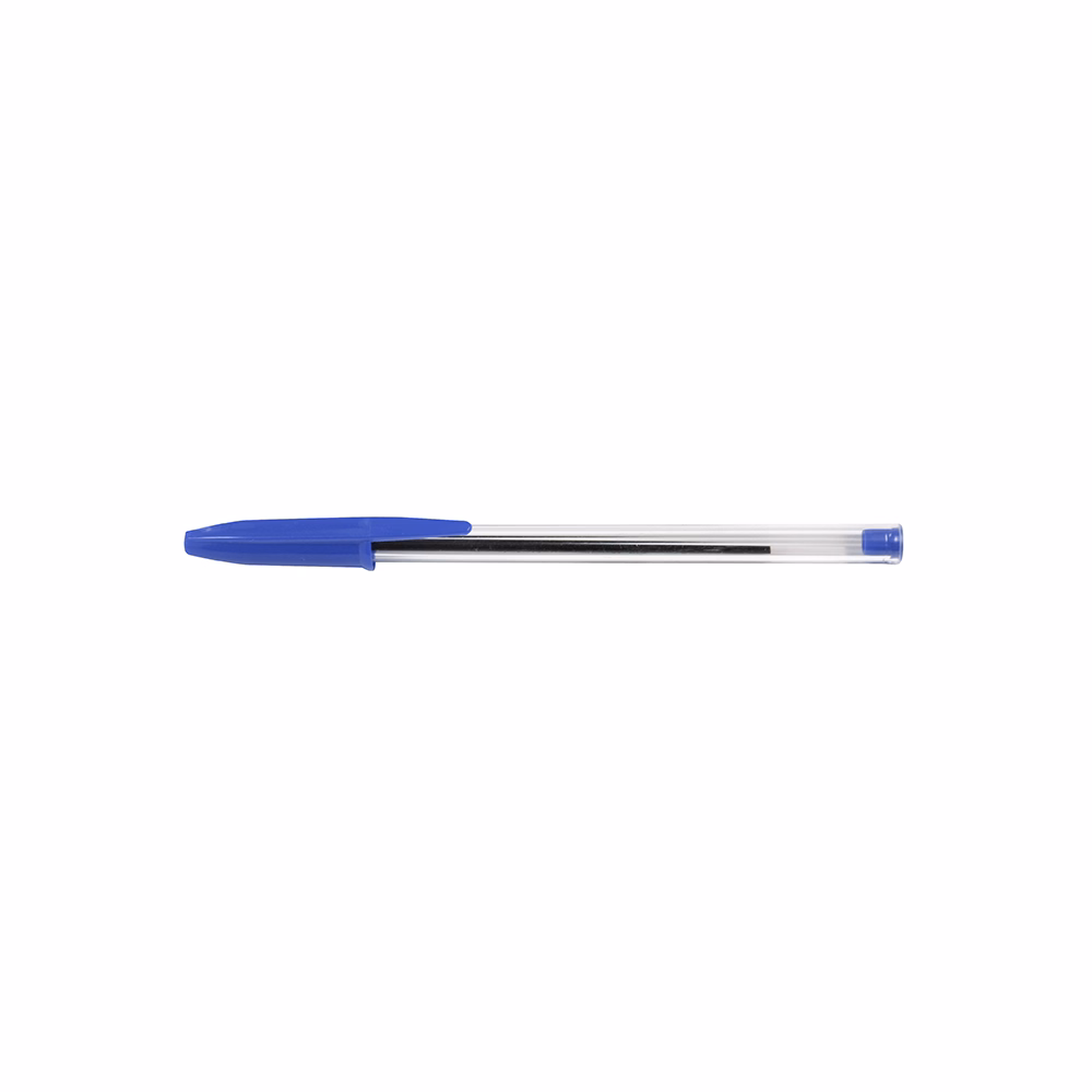 Golyóstoll eldobható kupakos 0,7mm kék