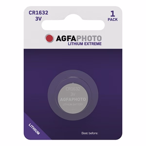 Gombelem AGFAPHOTO Lithium CR1632 1 darabos
