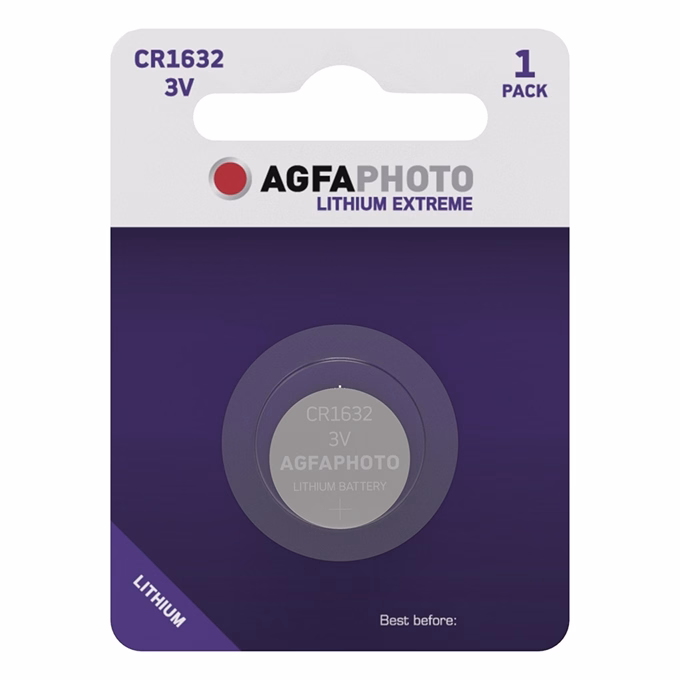 Gombelem AGFAPHOTO Lithium CR1632 1 darabos