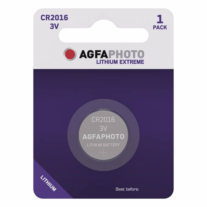 Gombelem AGFAPHOTO Lithium CR2016 1 darabos