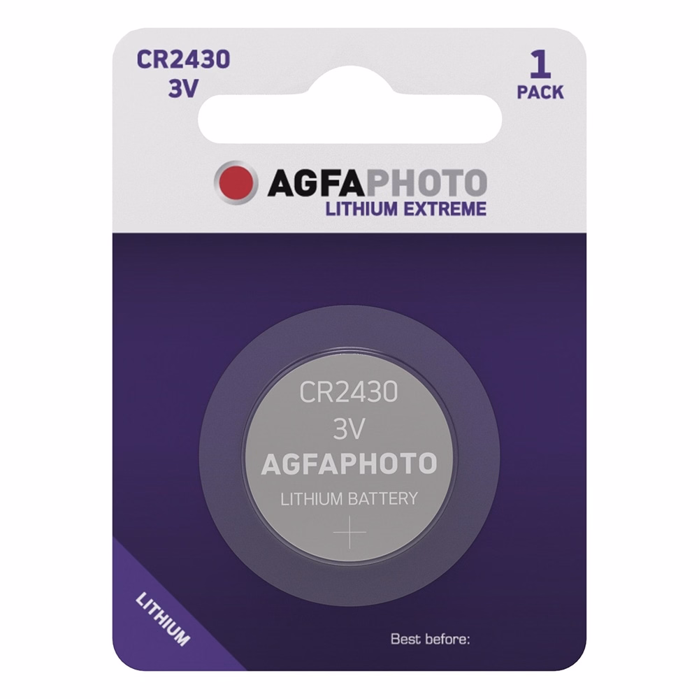 Gombelem AGFAPHOTO Lithium CR2430 1 darabos