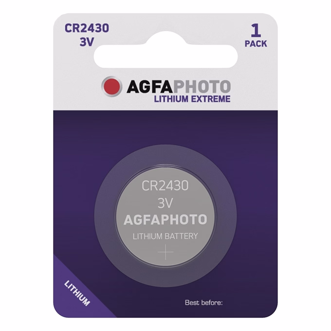 Gombelem AGFAPHOTO Lithium CR2430 1 darabos