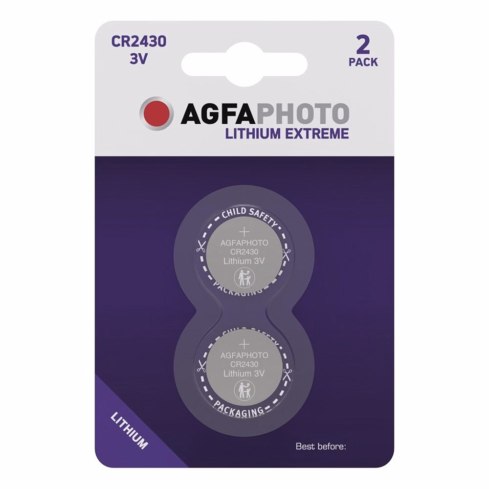 Gombelem AGFAPHOTO Lithium CR2430 2 darabos
