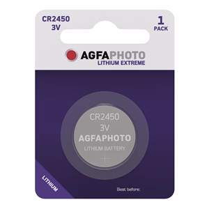 Gombelem AGFAPHOTO Lithium CR2450 1 darabos