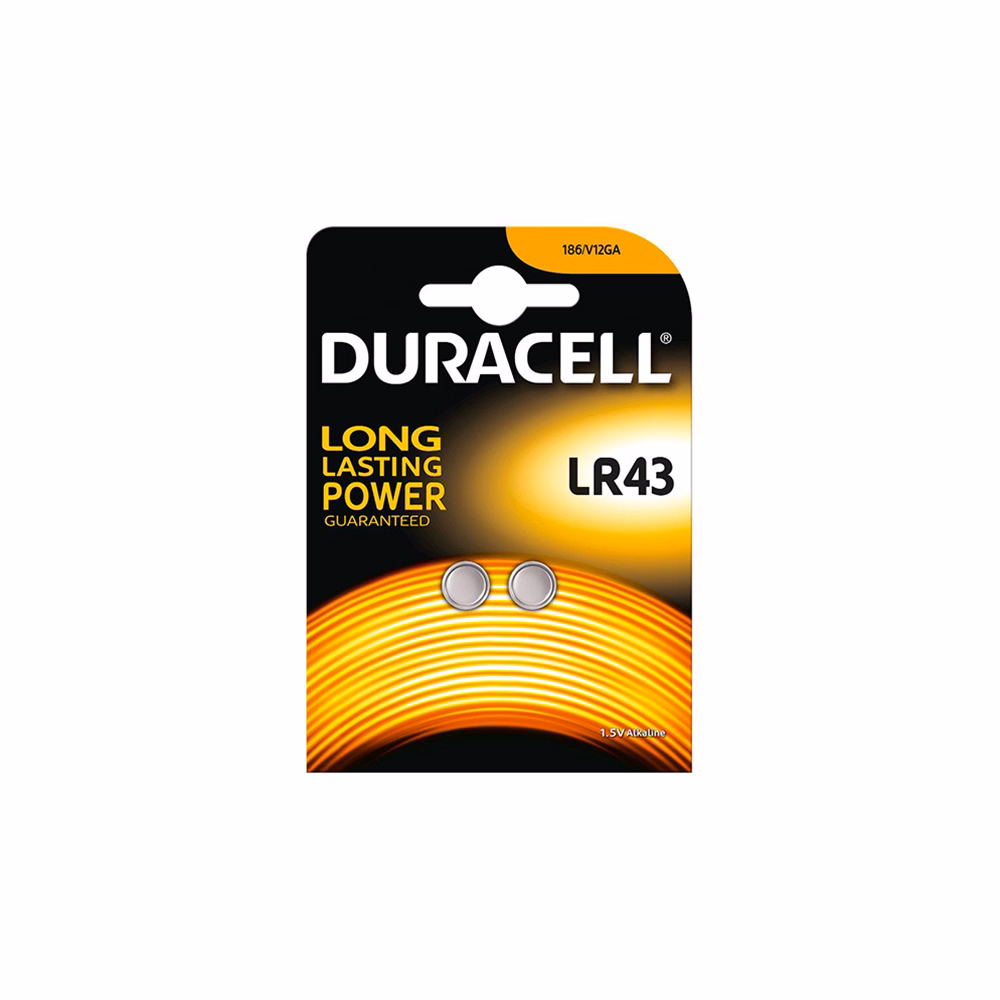 Gombelem DURACELL LR43 2-es