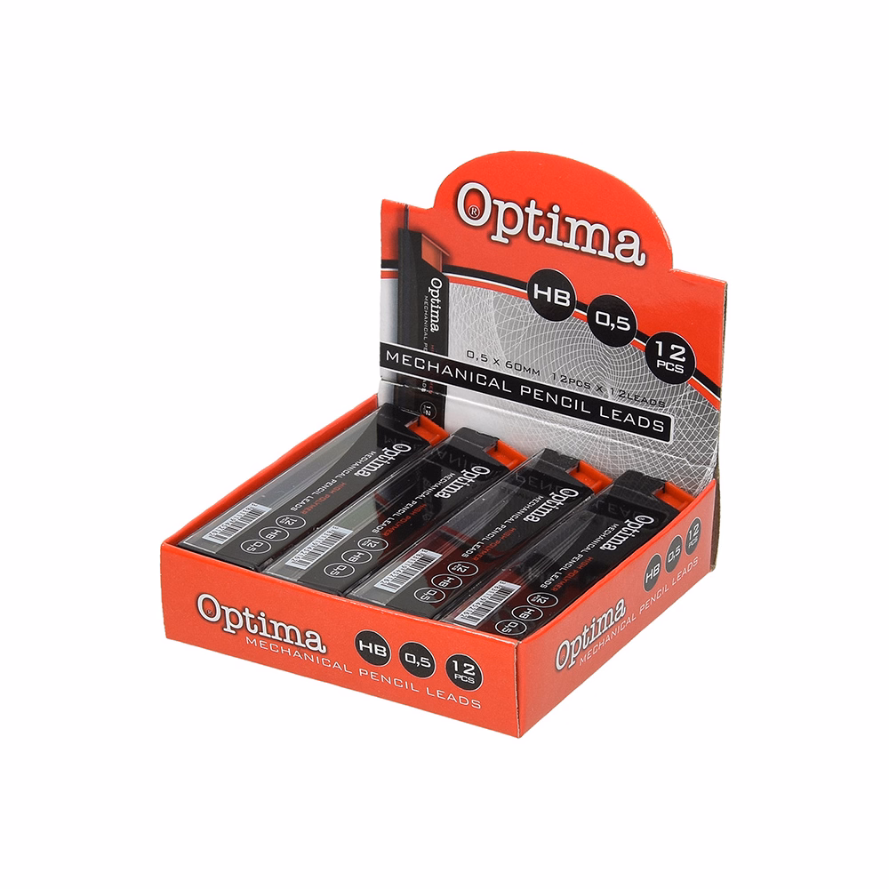 Grafitbél OPTIMA HB 0,5mm 12 szál