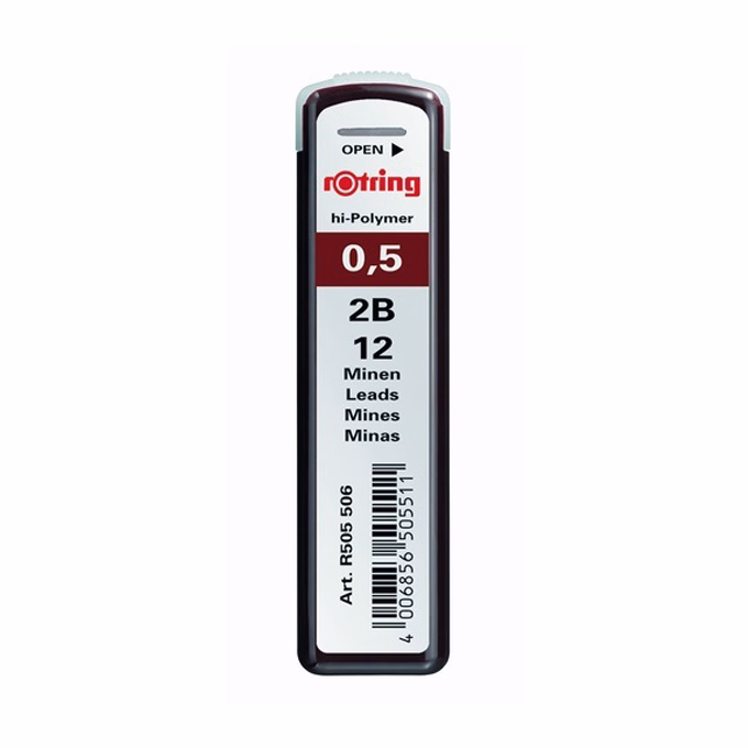 Grafitbél ROTRING 0,5mm 2B