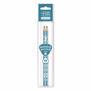 Grafitceruza ARS UNA HB háromszögletű csíkos 2 darabos