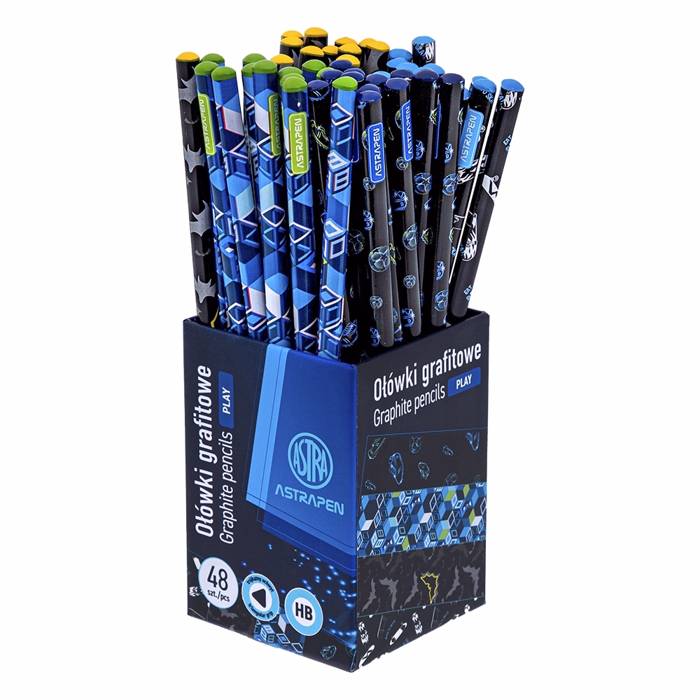 Grafitceruza ASTRA PEN Boys háromszögletű HB 48 db/henger