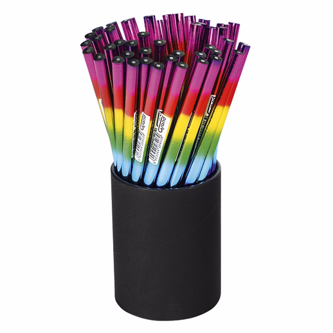 Grafitceruza GRAND rainbow HB háromszögletű