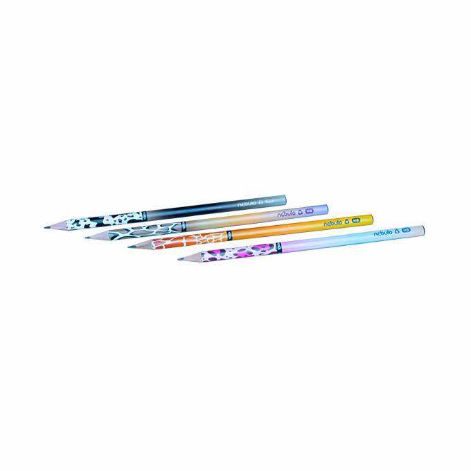 Grafitceruza NEBULO HB háromszögletű Állatmintás 72 darabos