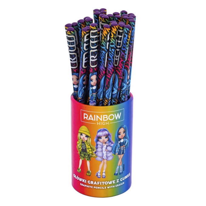 Grafitceruza RAINBOW HIGH HB 36 darab/henger