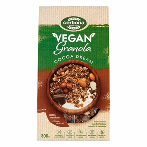 Granola CERBONA Vegán kakaós-mandulás 300 g