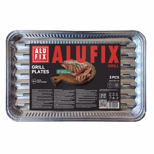 Grilltálca ALUFIX 34,5x23 cm 5 darab/csomag