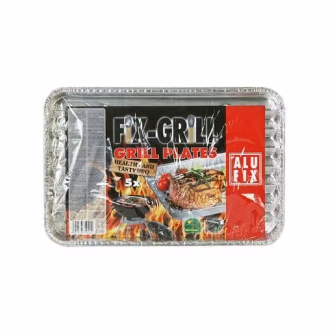 Grilltálca ALUFIX négyszögletű 3db