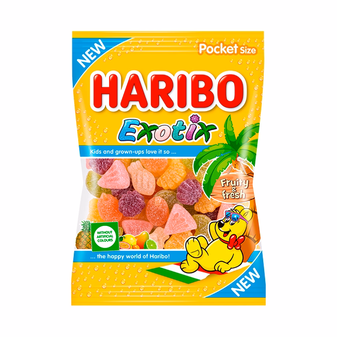 Gumicukor HARIBO Exotix 80 g