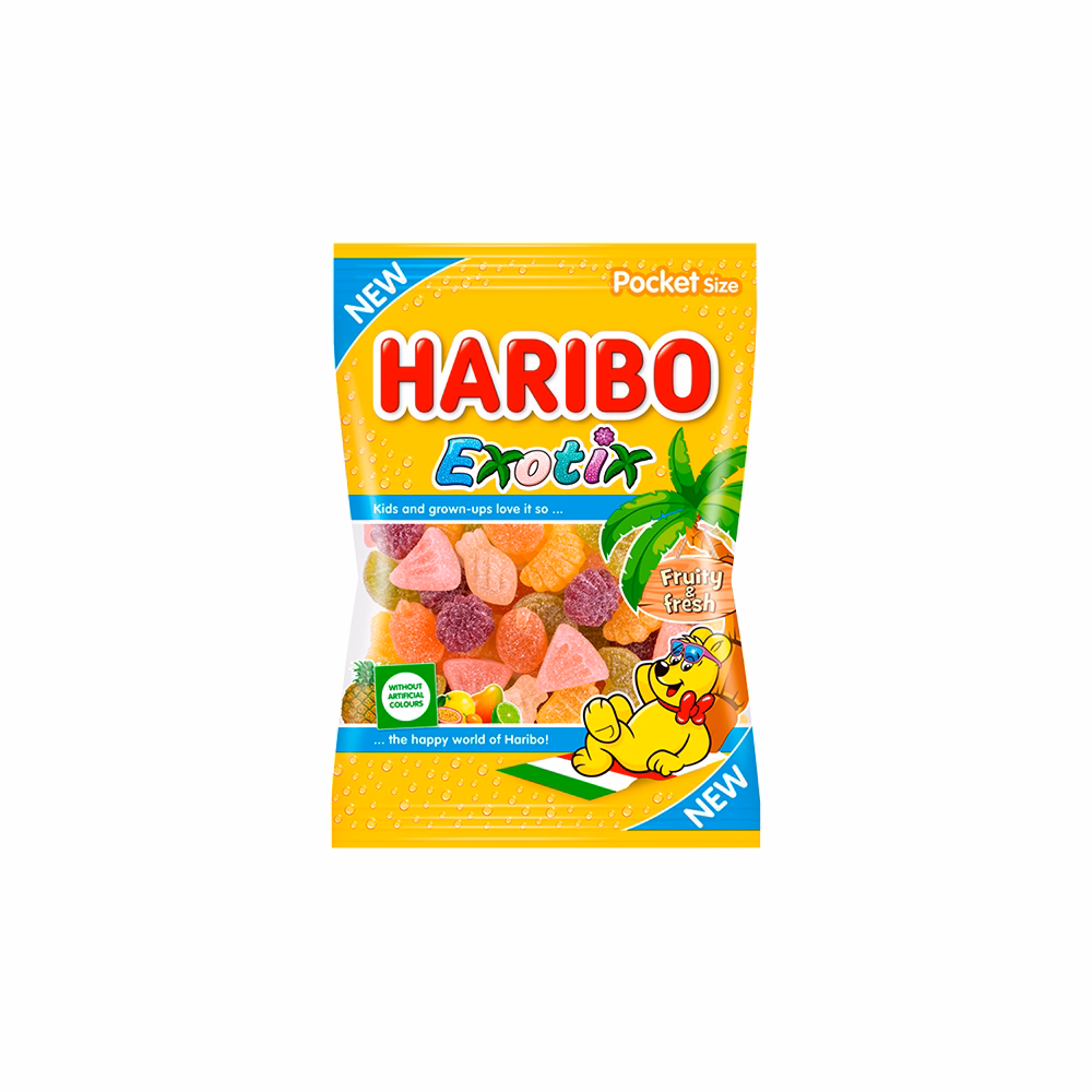 Gumicukor HARIBO Exotix 80 g