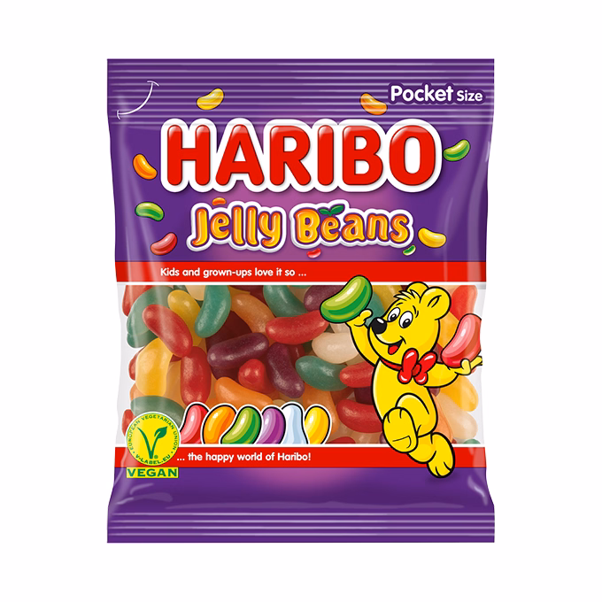 Gumicukor HARIBO Jelly Beans 80 g