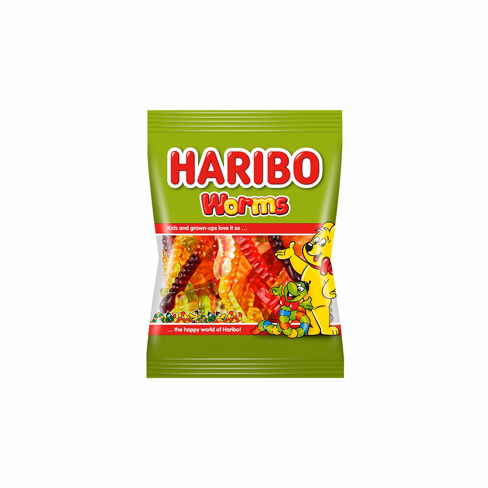 Gumicukor HARIBO Kukacok 100 g