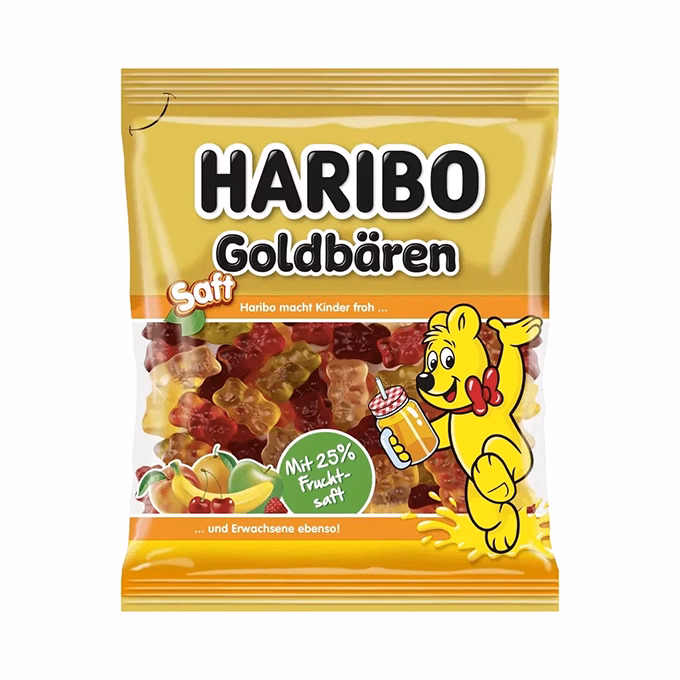 Gumicukor HARIBO Saft Goldbären 85 g