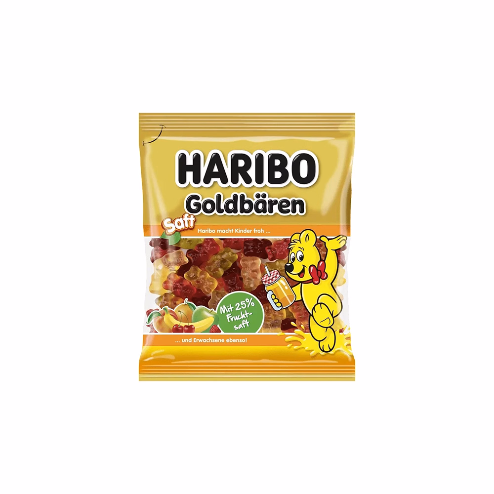 Gumicukor HARIBO Saft Goldbären 85 g