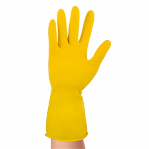Gumikesztyű BONUS háztartási latex sárga L