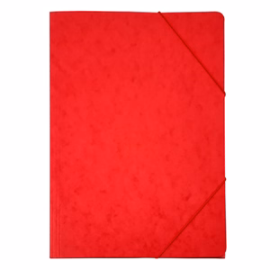 Gumis mappa A/4 prespán piros 345 g