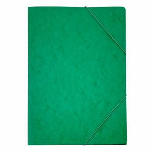 Gumis mappa A/4 prespán zöld 345 g