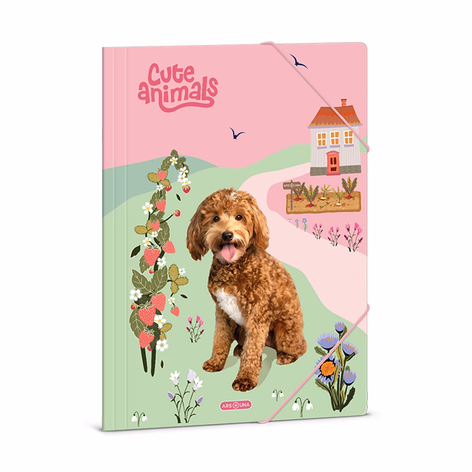 Gumis mappa ARS UNA A/4 Cute Animals-Doggie