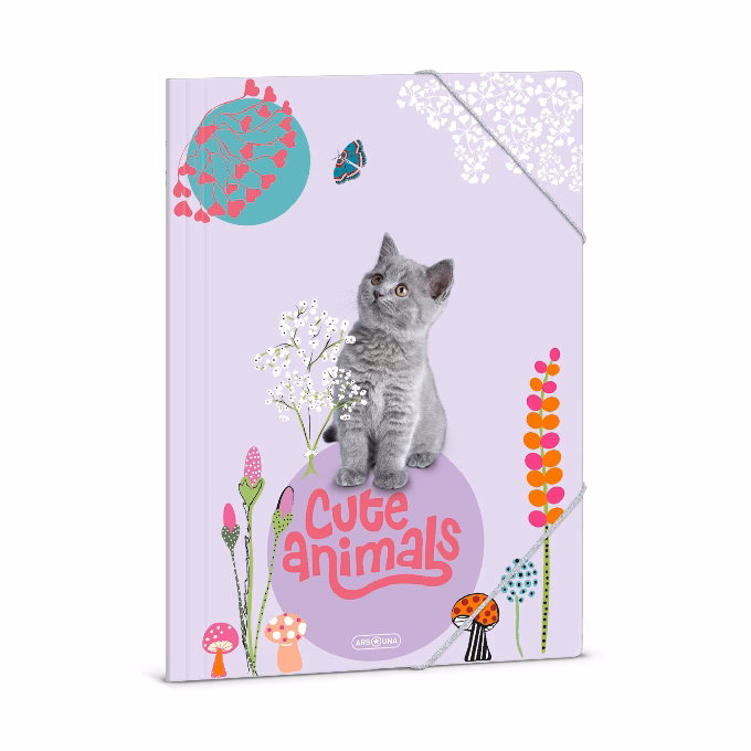 Gumis mappa ARS UNA A/4 Cute Animals-Kitten